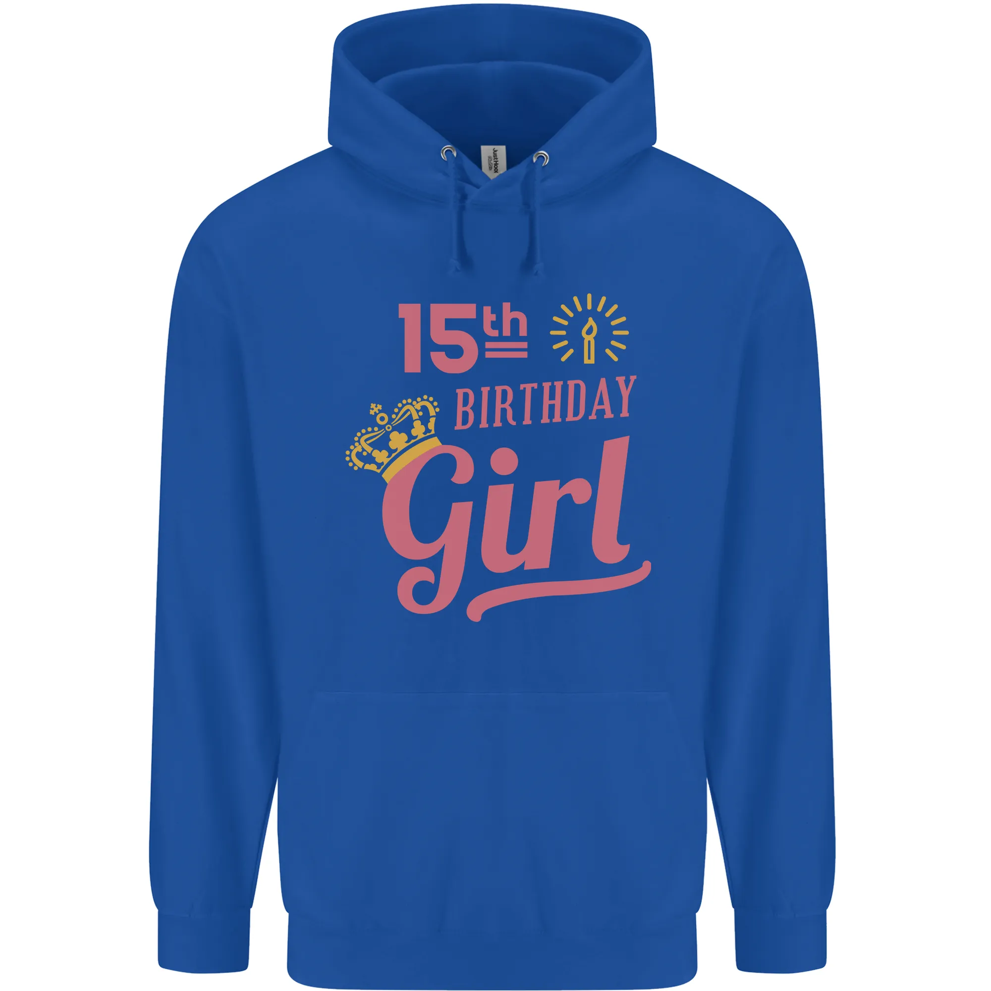 15th Birthday Girl 15 Year Old Princess Childrens Kids Hoodie