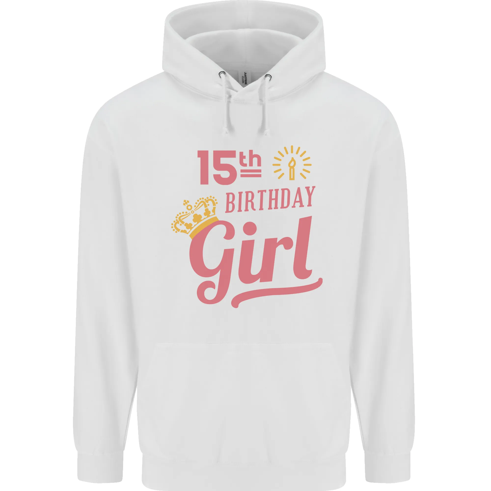 15th Birthday Girl 15 Year Old Princess Childrens Kids Hoodie