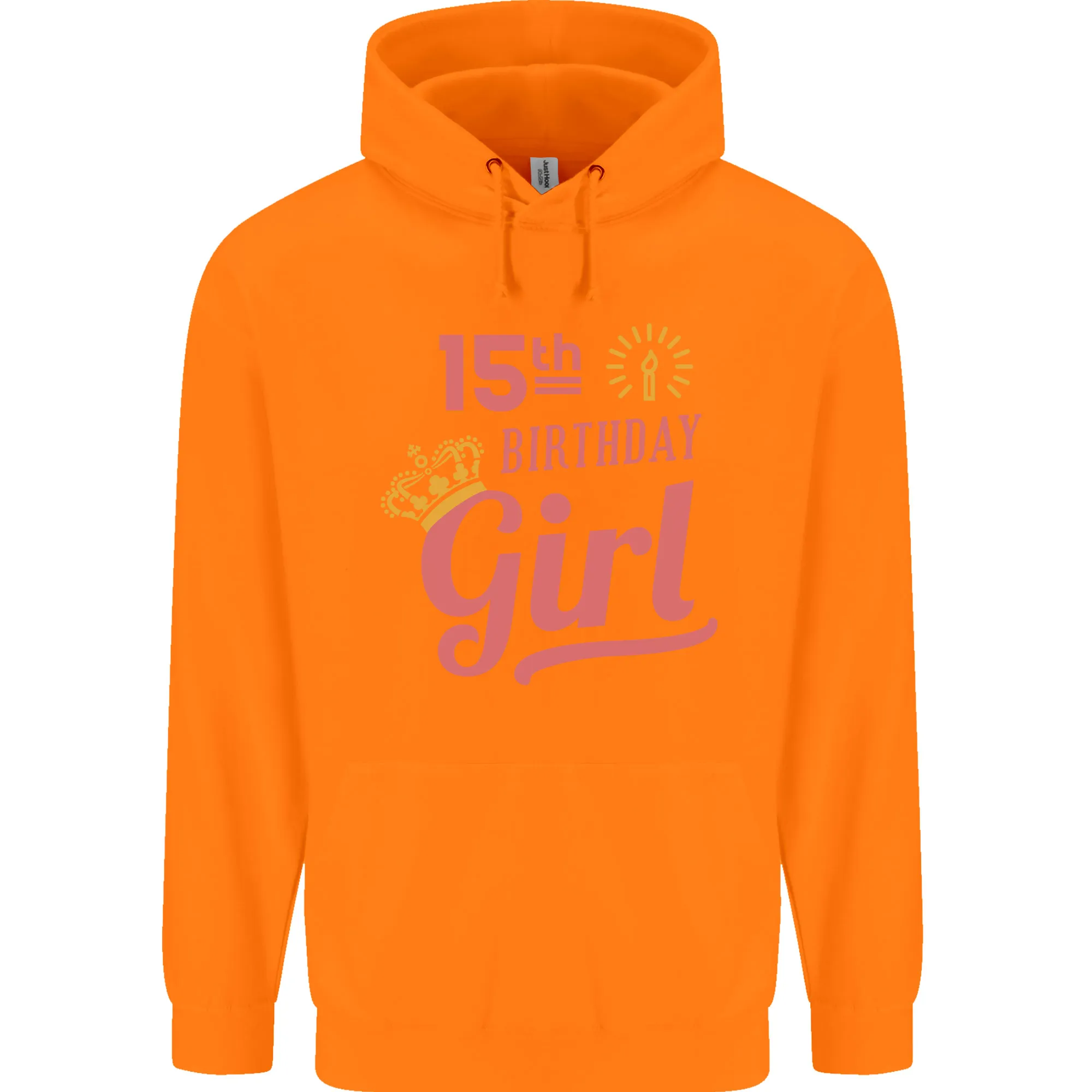 15th Birthday Girl 15 Year Old Princess Childrens Kids Hoodie