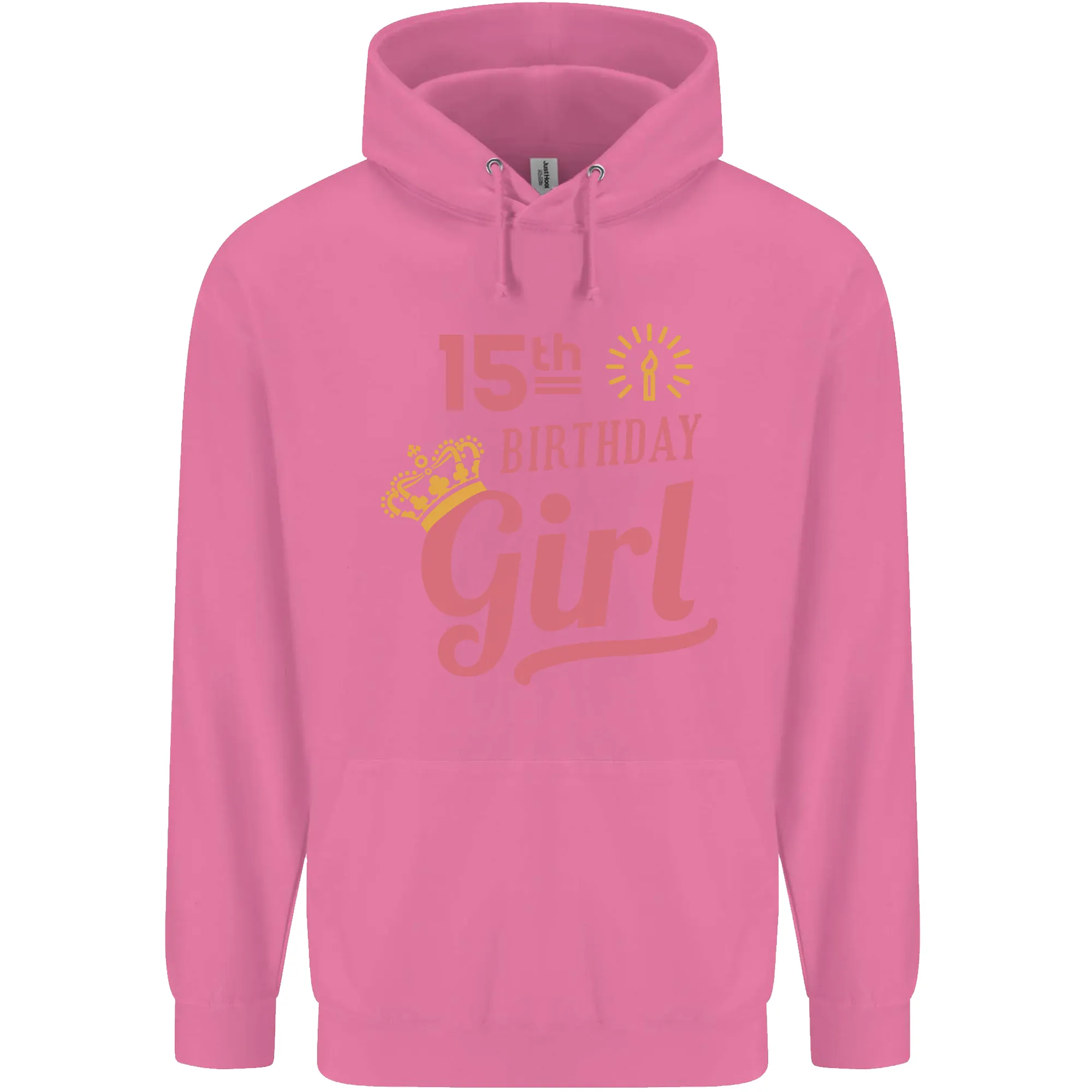 15th Birthday Girl 15 Year Old Princess Childrens Kids Hoodie