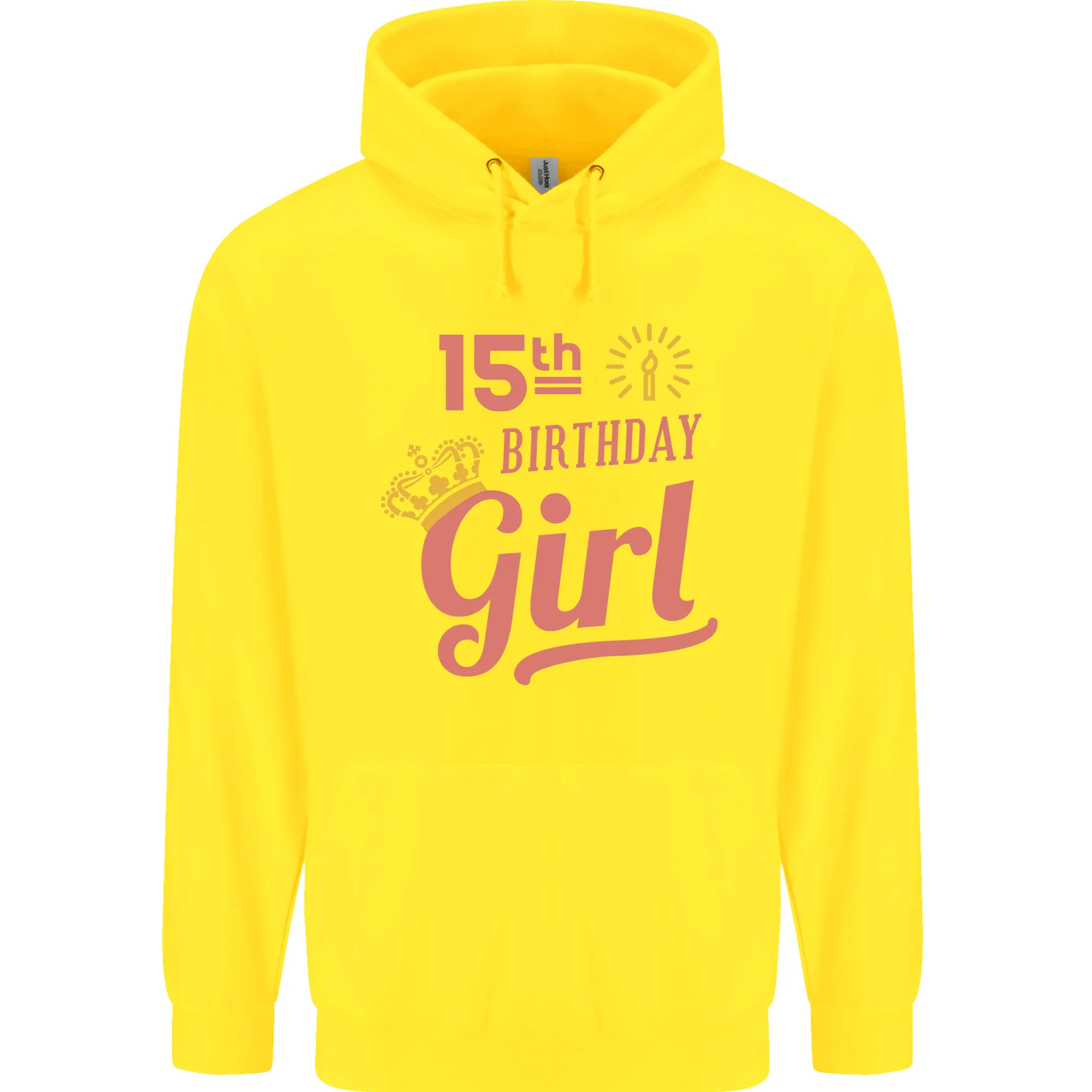 15th Birthday Girl 15 Year Old Princess Childrens Kids Hoodie