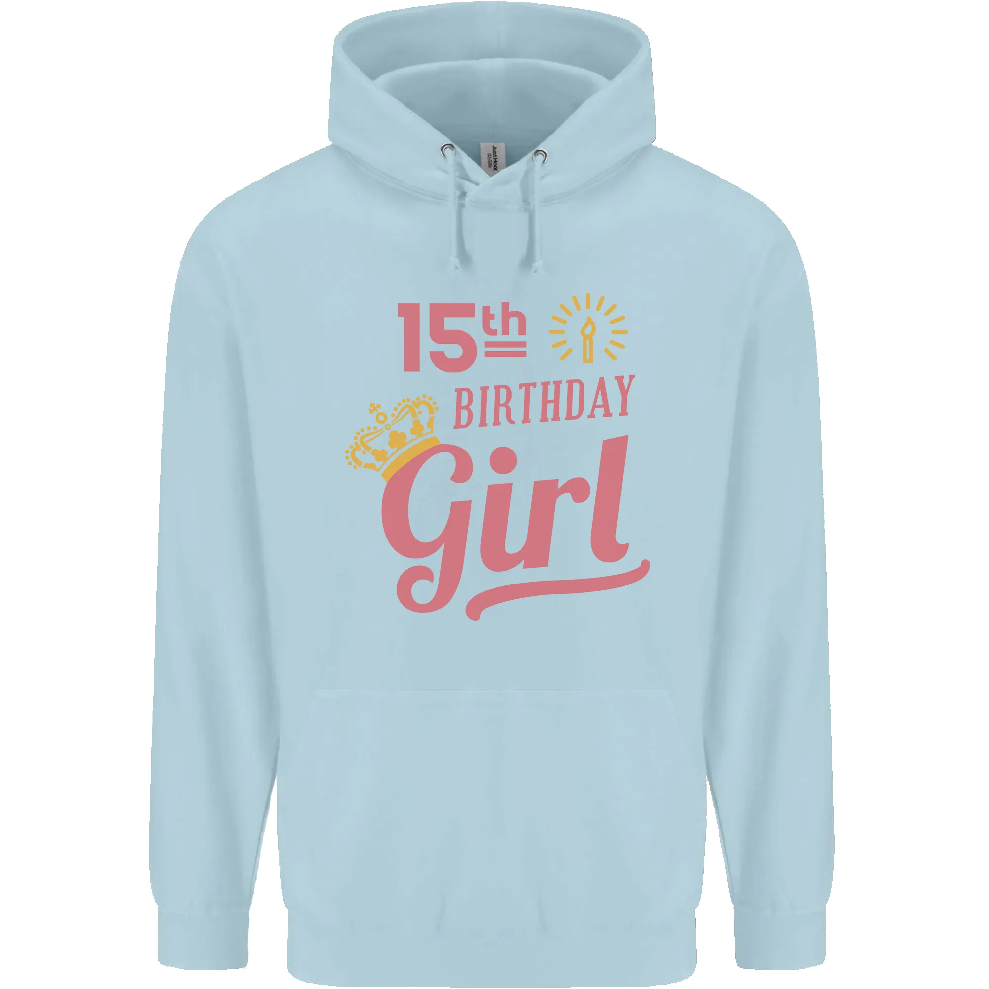 15th Birthday Girl 15 Year Old Princess Childrens Kids Hoodie