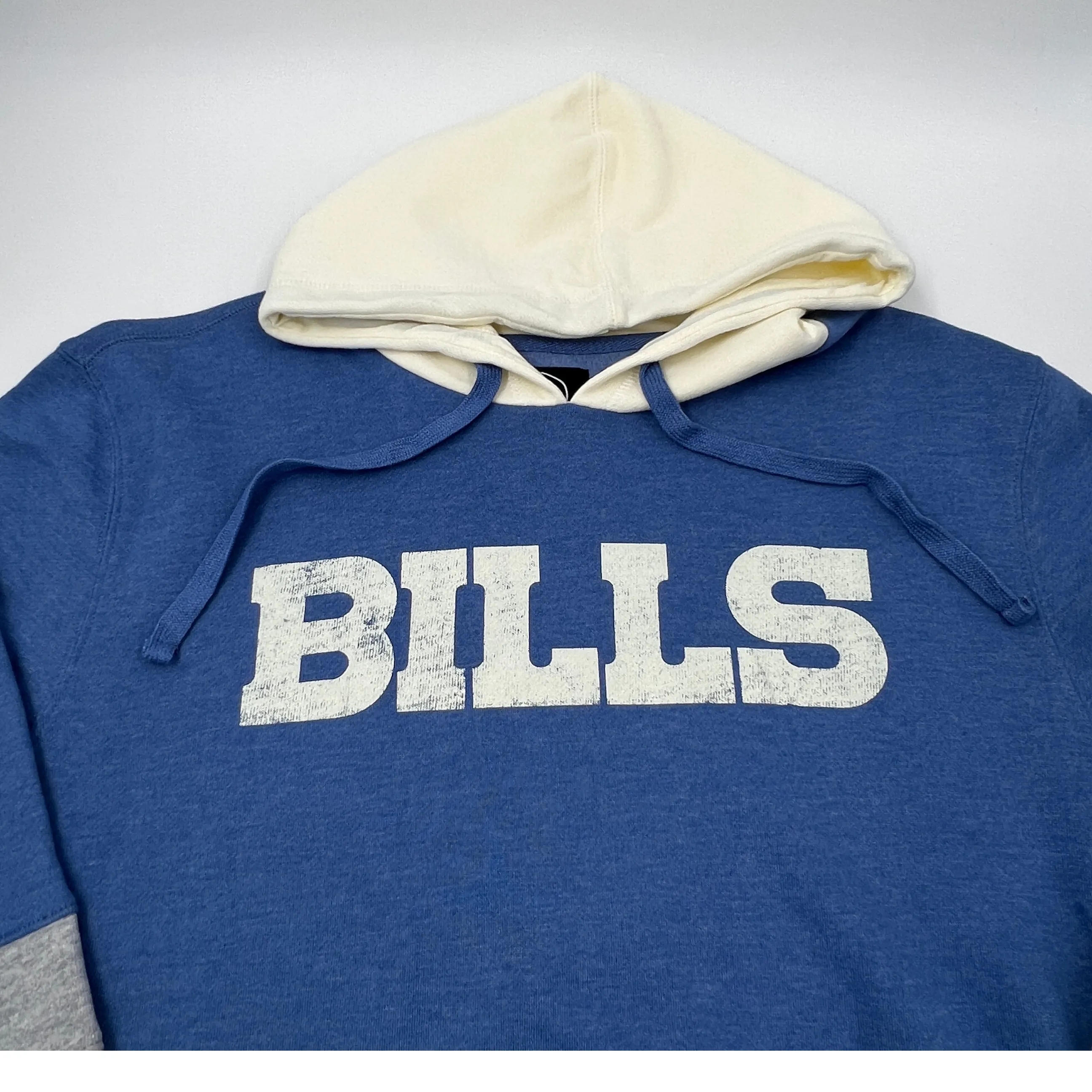 '47 Brand Bills Cadet Blue and Cream Heavy Pullover Hoodie