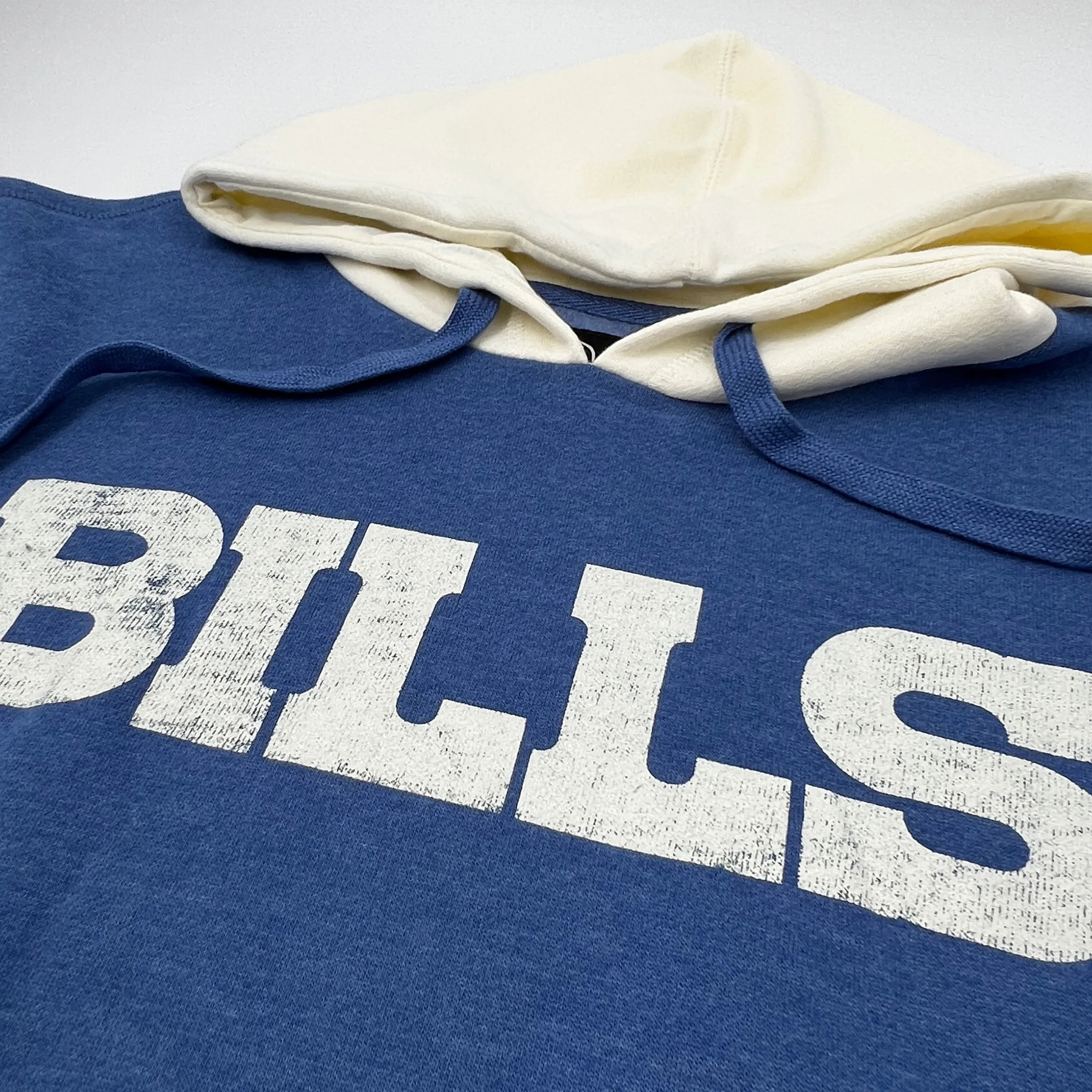 '47 Brand Bills Cadet Blue and Cream Heavy Pullover Hoodie