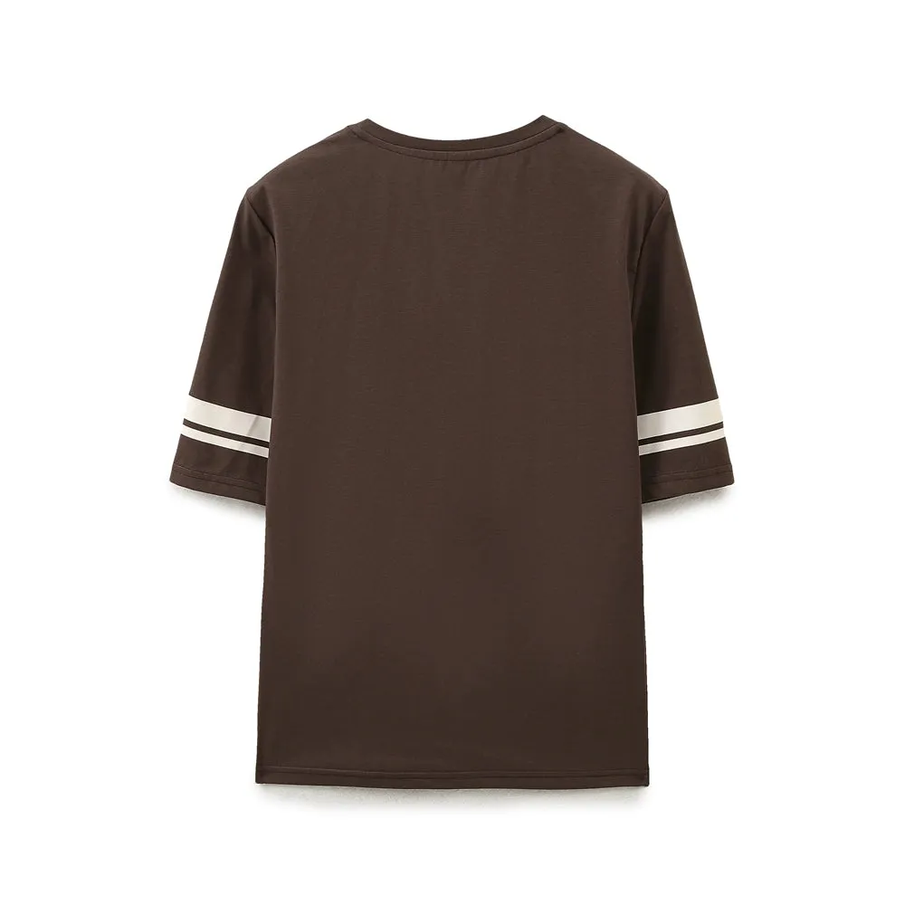 Aaliyah Round Neck Pullover T-Shirt