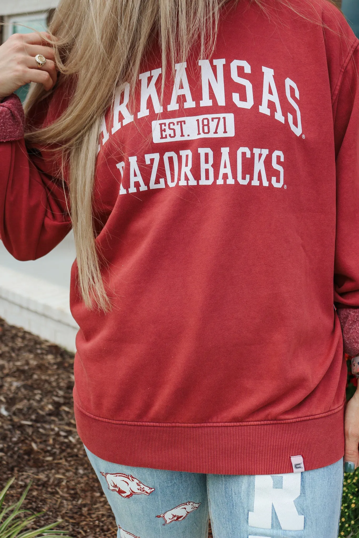 Arkansas Razorback Red Sweatshirt