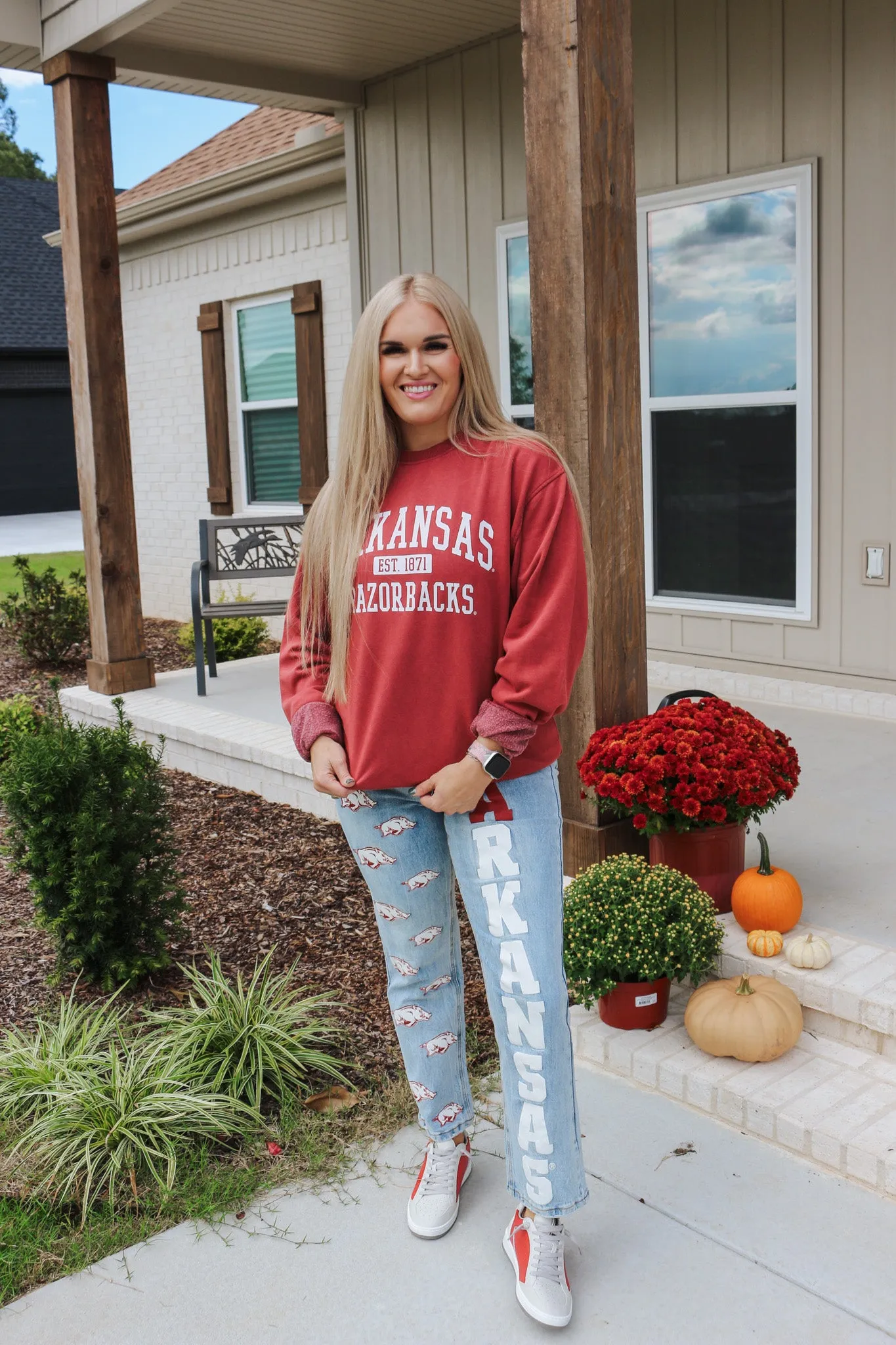 Arkansas Razorback Red Sweatshirt