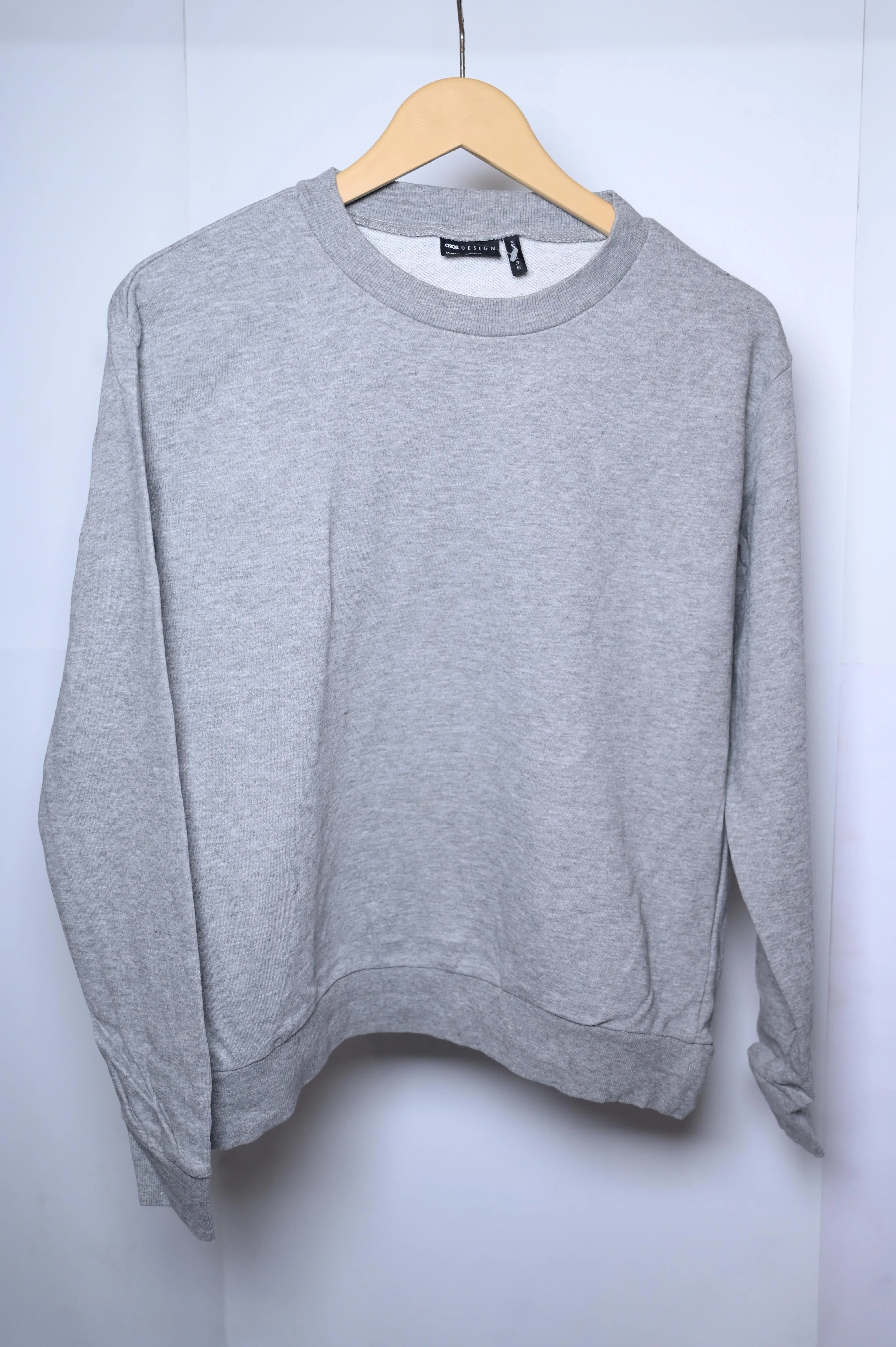 ASOS Plain Gray Sweatshirt - Medium