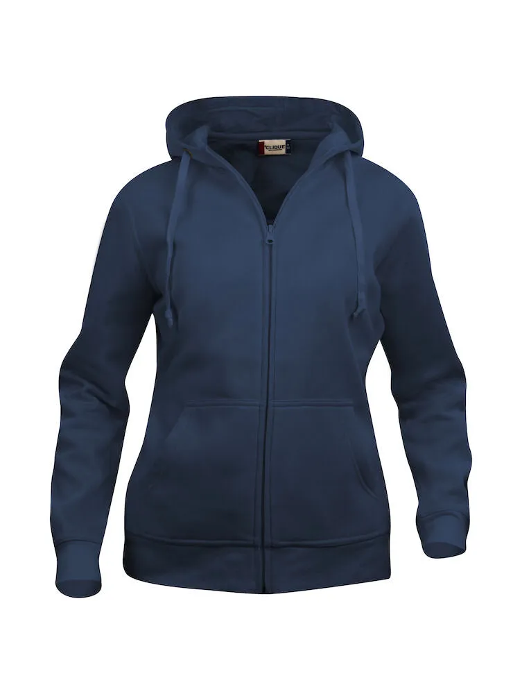 Basic Hoody Full Zip Women Dark Navy 021035