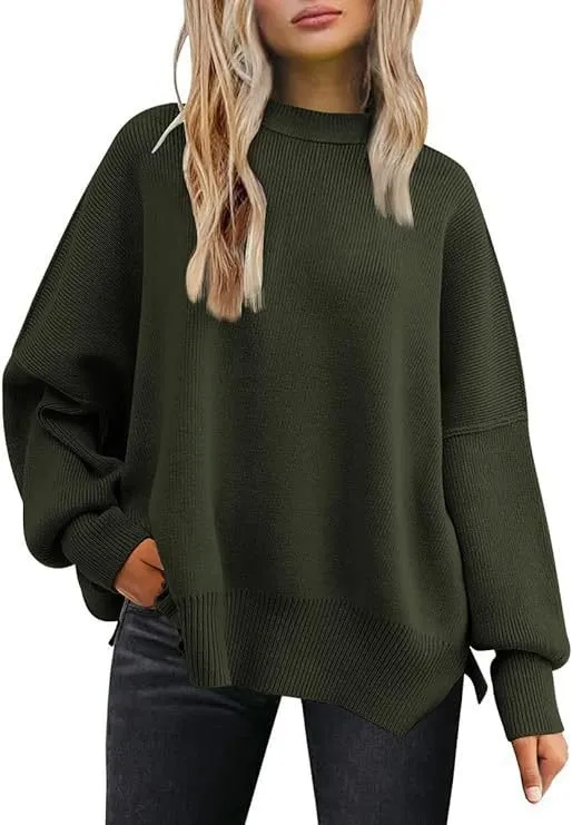 Bat Sleeve Pullover Sweater (MS060)