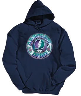 Batik Steal Your Face (Oversized) Hoodie on Navy