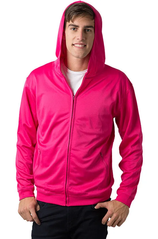 Be Seen Unisex Ultra Light Zip Hooded Hoodie (BSHD21)