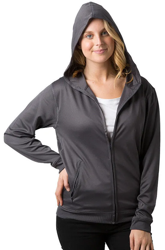 Be Seen Unisex Ultra Light Zip Hooded Hoodie (BSHD21)