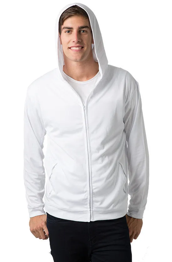 Be Seen Unisex Ultra Light Zip Hooded Hoodie (BSHD21)