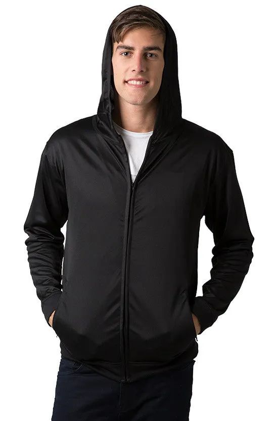 Be Seen Unisex Ultra Light Zip Hooded Hoodie (BSHD21)