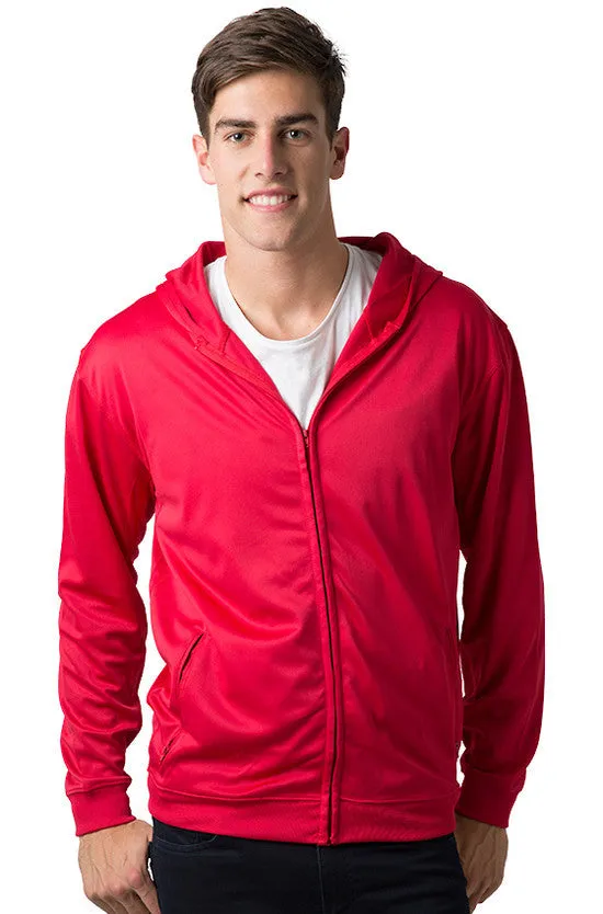 Be Seen Unisex Ultra Light Zip Hooded Hoodie (BSHD21)