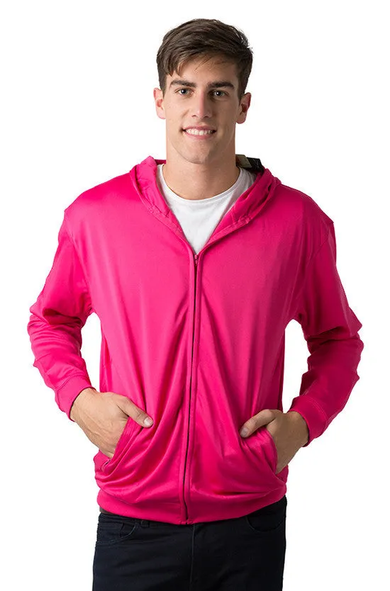 Be Seen Unisex Ultra Light Zip Hooded Hoodie (BSHD21)