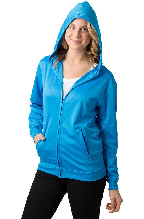 Be Seen Unisex Ultra Light Zip Hooded Hoodie (BSHD21)