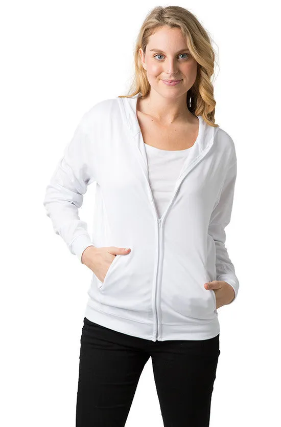 Be Seen Unisex Ultra Light Zip Hooded Hoodie (BSHD21)