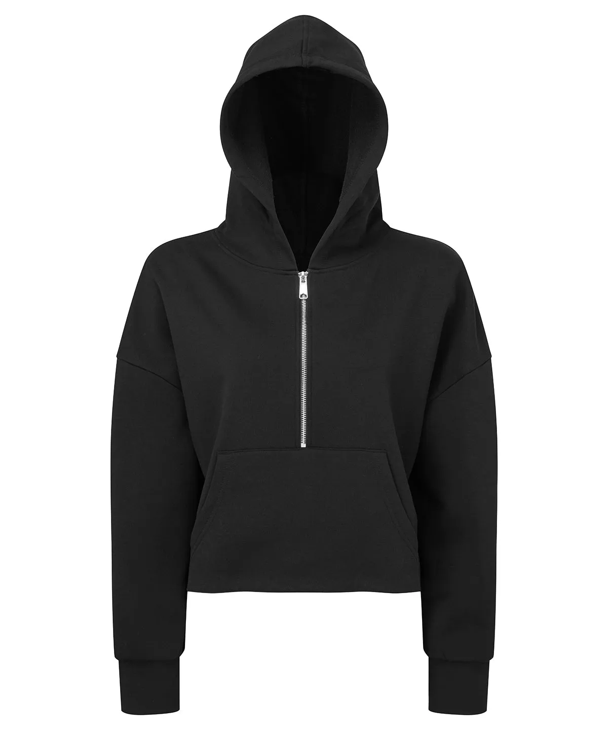 Black - Women's TriDri® 1/2 zip hoodie