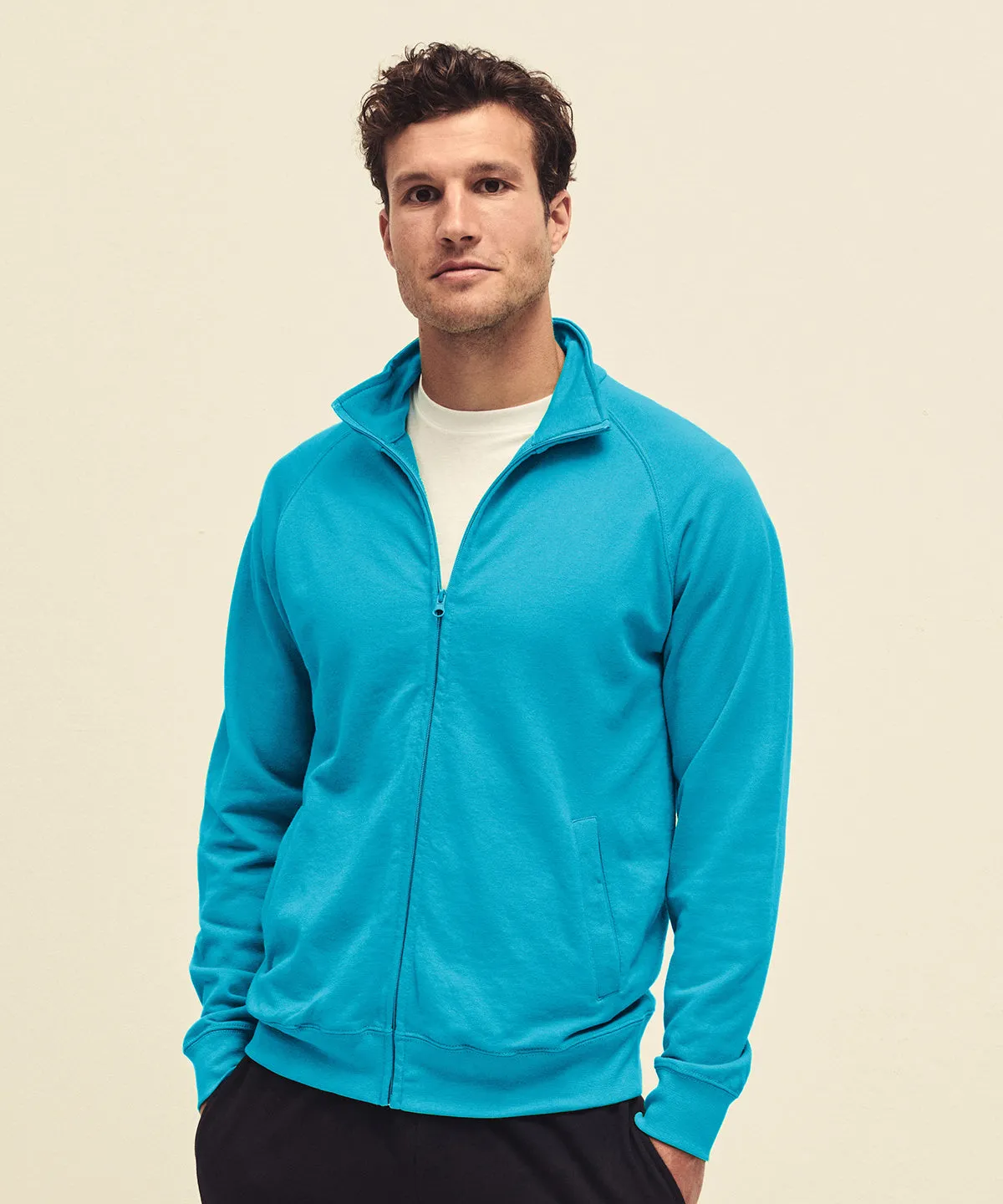 Bottle Green - Lightweight sweatshirt jacket