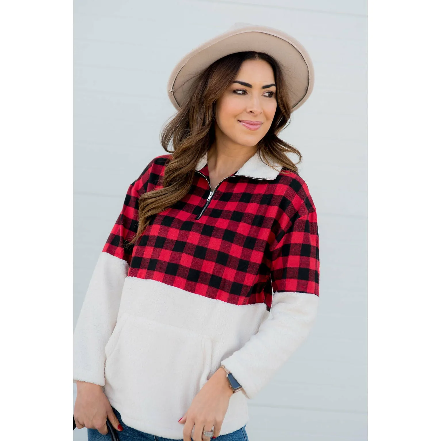 Buffalo Plaid Pullover