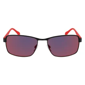 Classic Metal Rectangle Sunglasses - Black