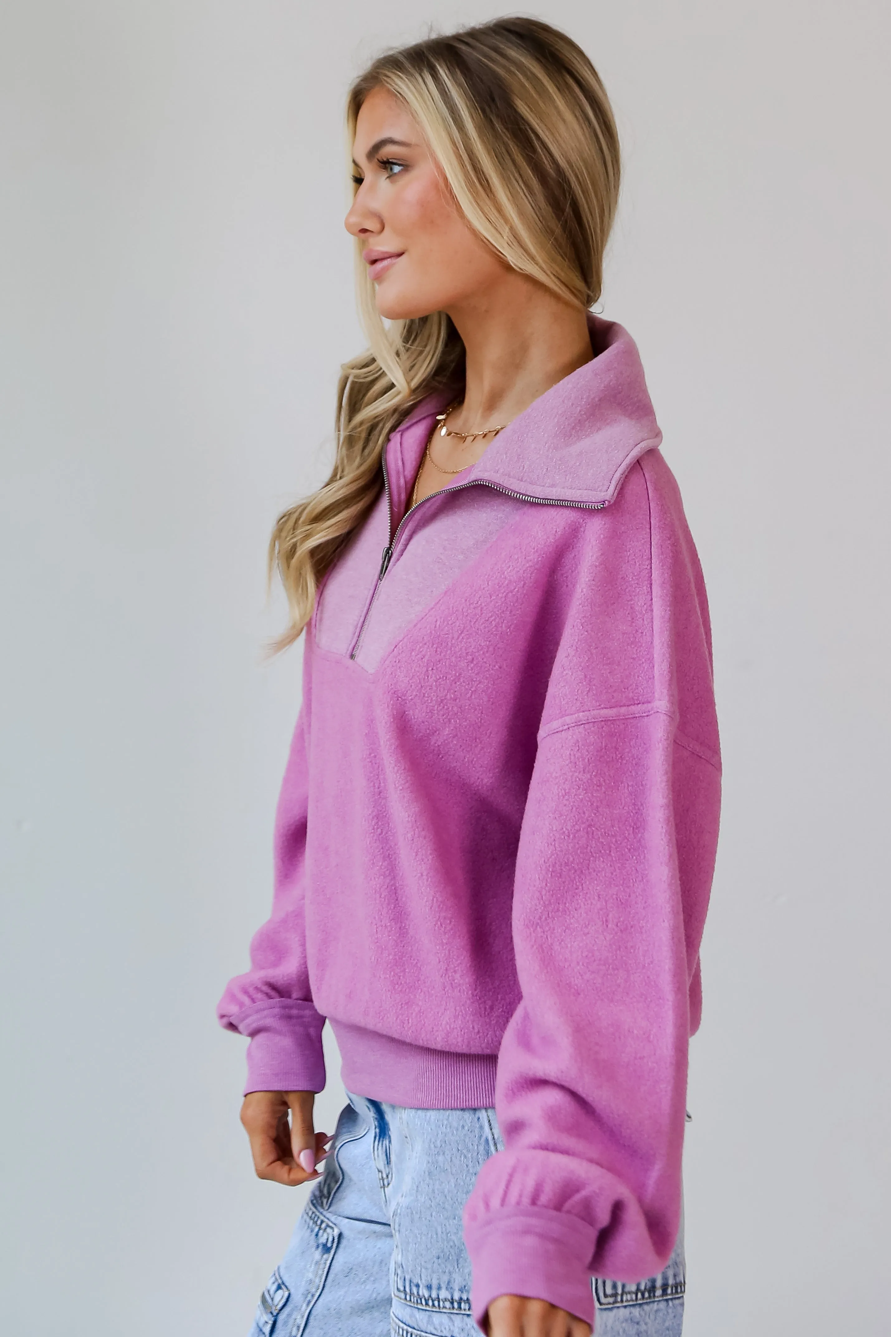 Cozy Feels Fleece Quarter Zip Pullover - DOORBUSTER