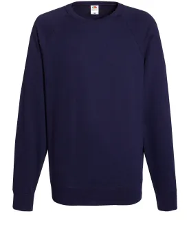 Deep Navy - Lightweight raglan sweatshirt