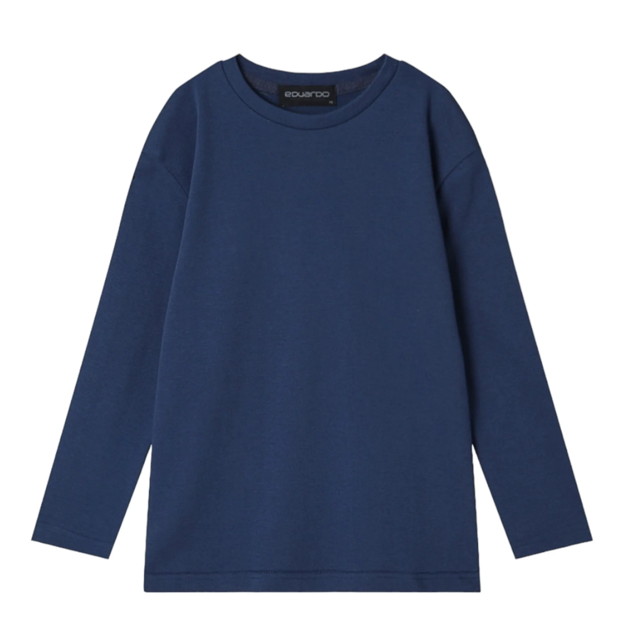 EDUARDO Youth Long-Sleeve T-Shirt Semi Over Relaxed Fit Boys and Girls.