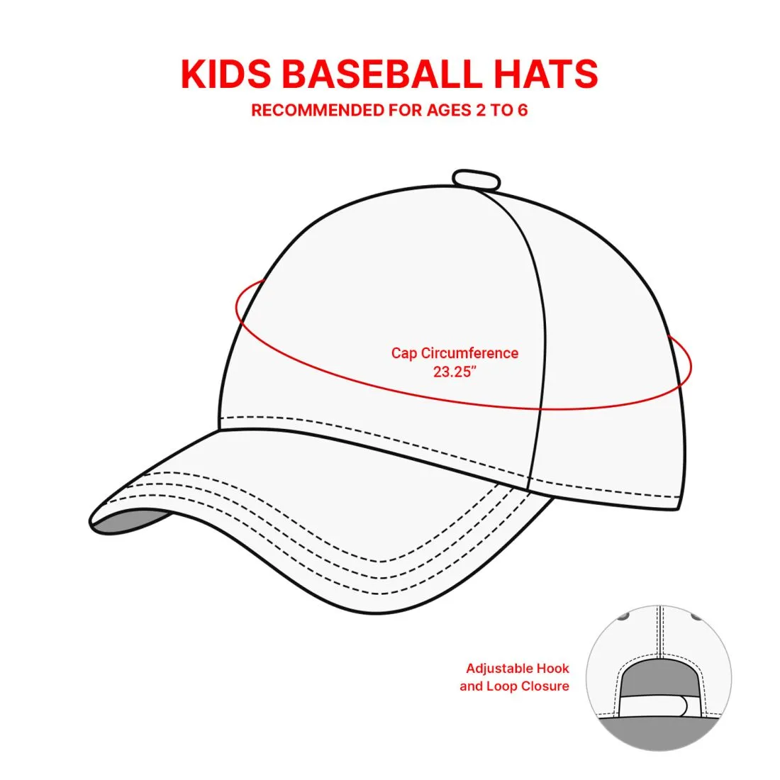 Empire Cove Kids Baseball Caps Fun Prints Hats Boys Girls Toddler