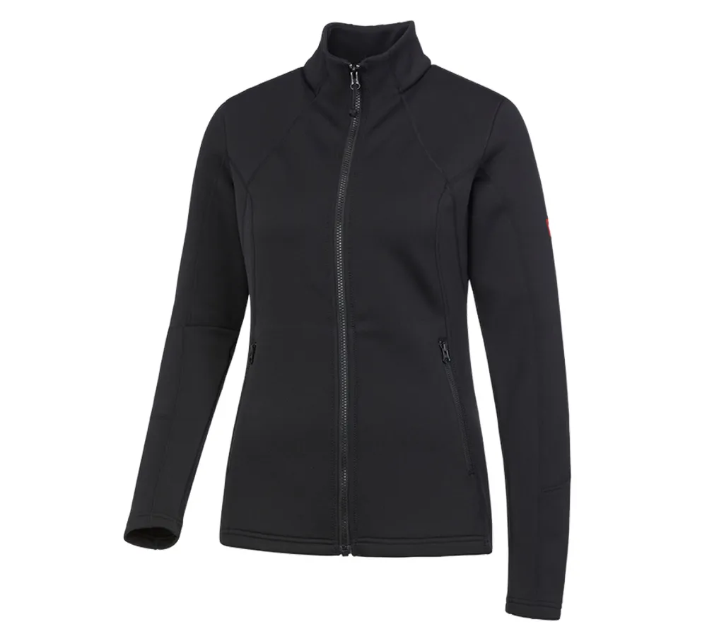 e.s. Functional sweat jacket melange, ladies'