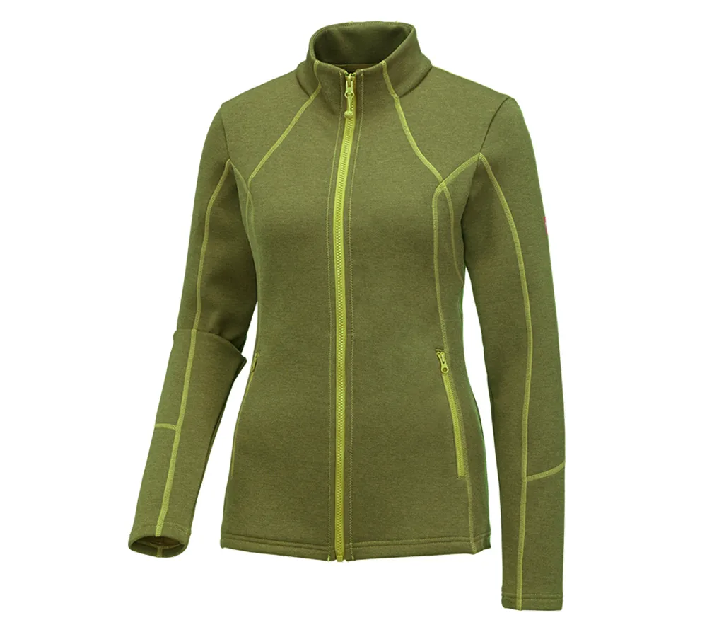 e.s. Functional sweat jacket melange, ladies'