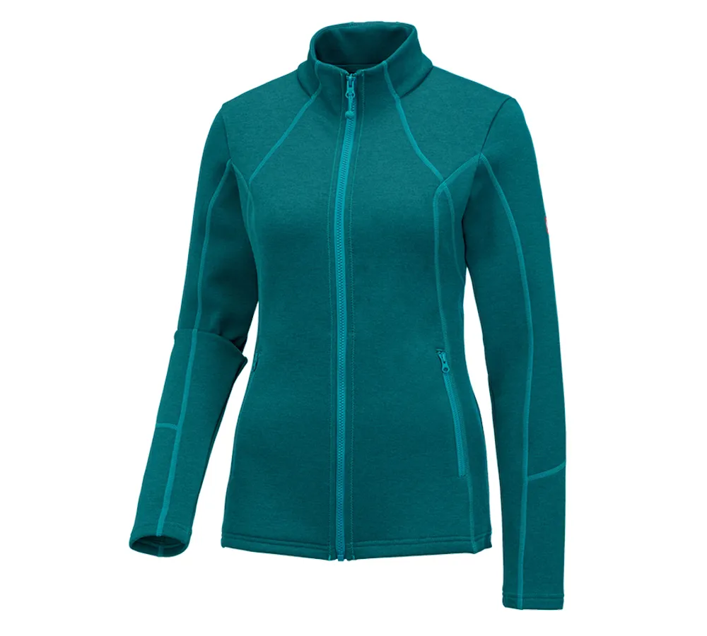 e.s. Functional sweat jacket melange, ladies'