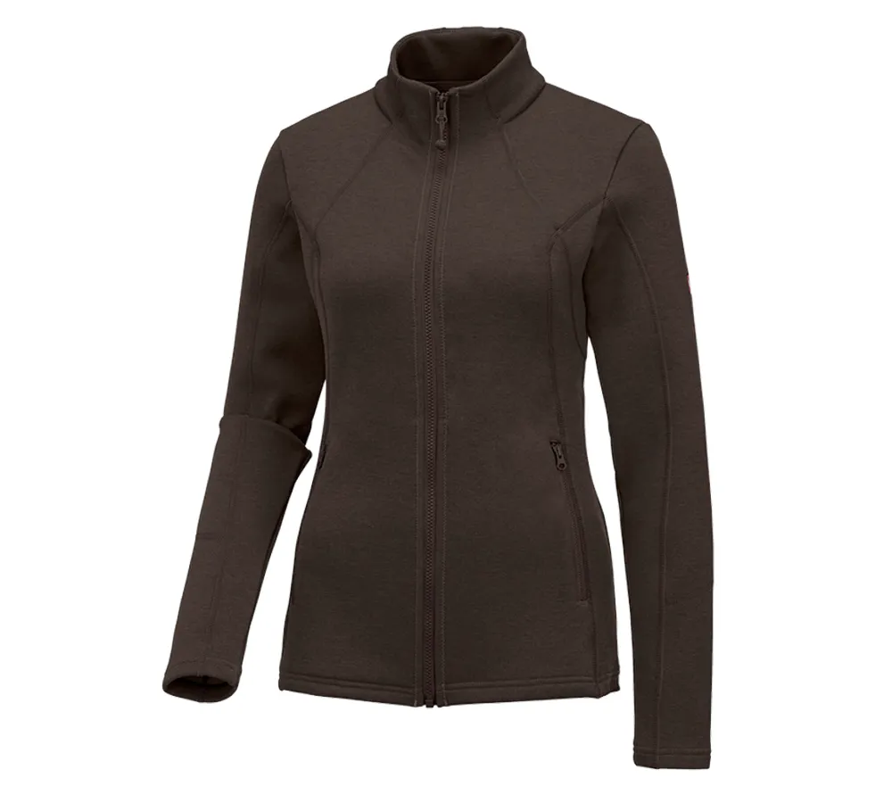 e.s. Functional sweat jacket melange, ladies'