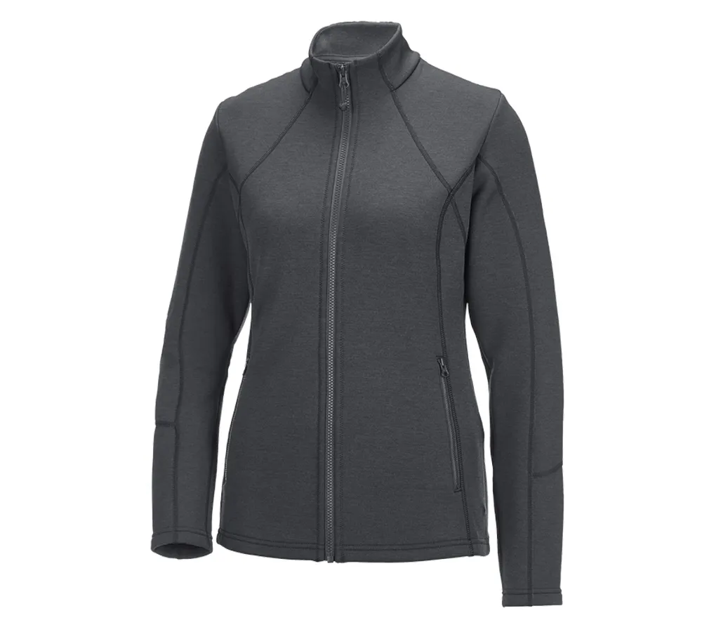 e.s. Functional sweat jacket melange, ladies'