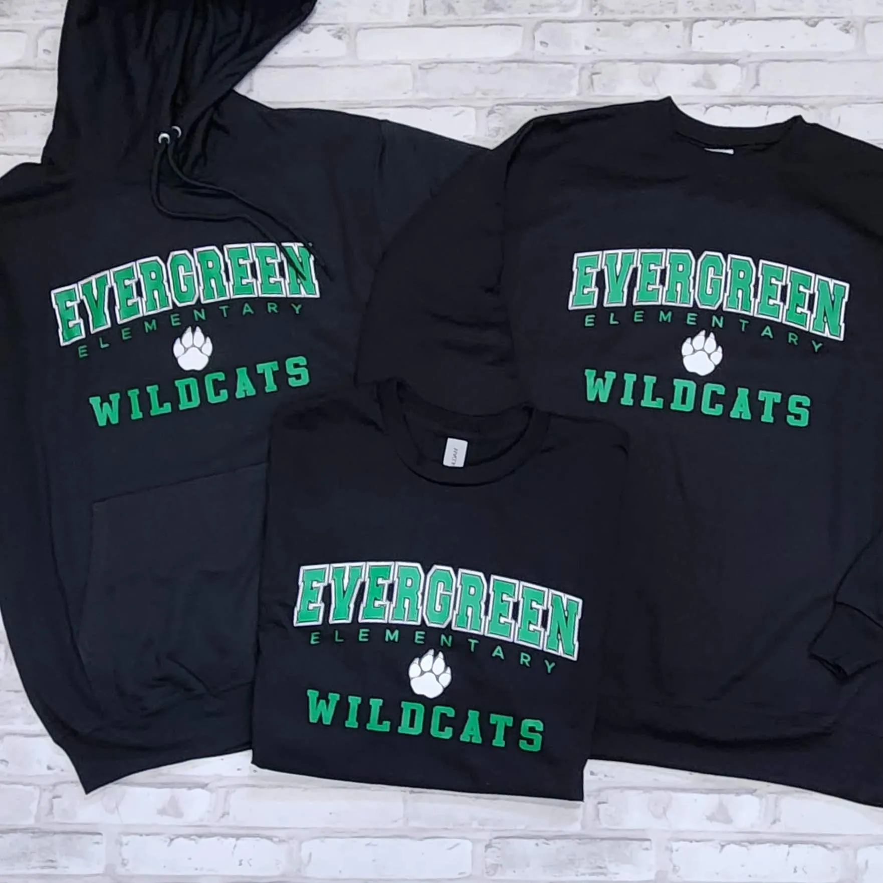 Evergreen Elementary Wildcats Hoodie