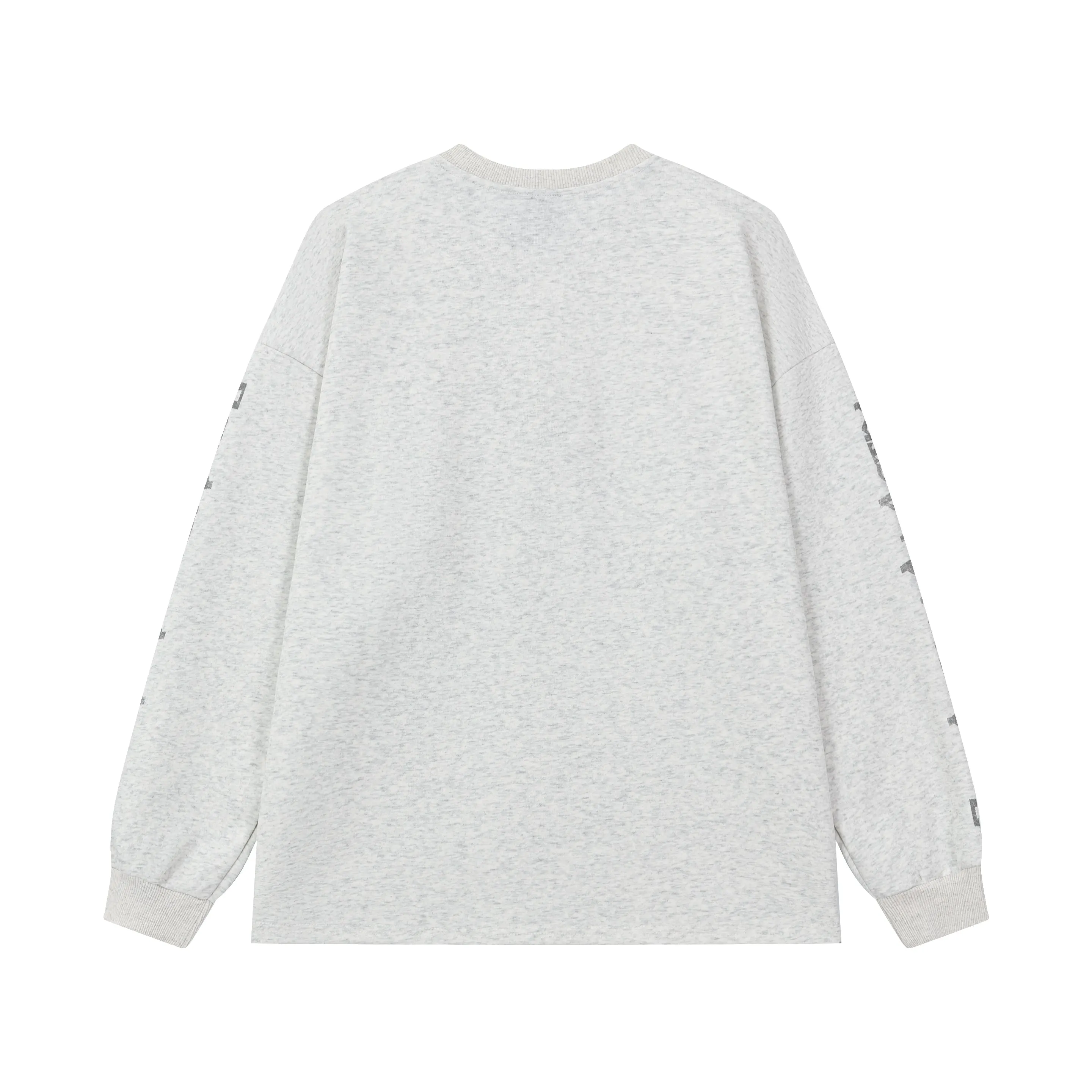 Faire Echo letter print loose crew neck sweatshirt