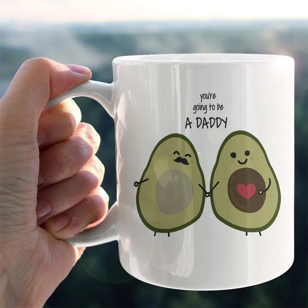 Gearhuman 3D Avocado Dad Happy Fathers Day Mug