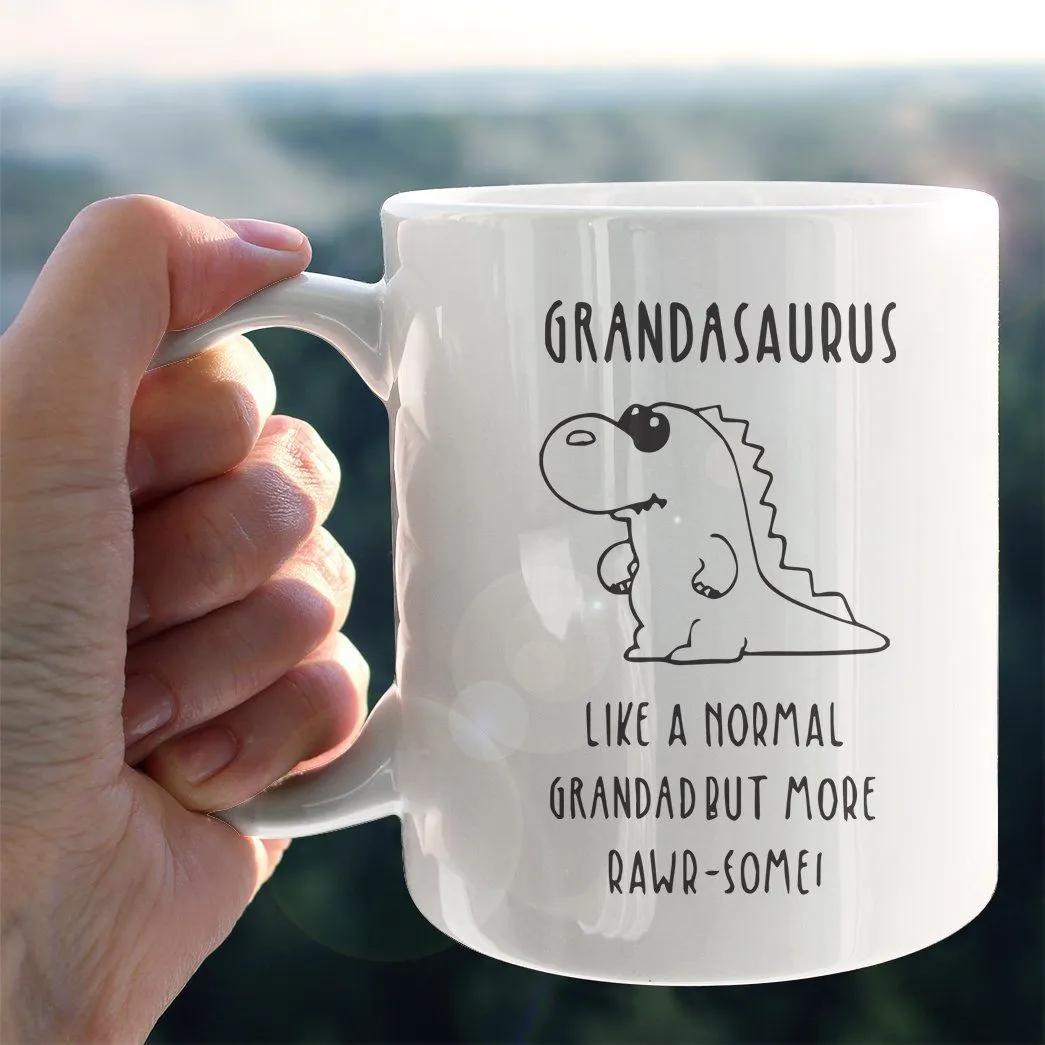 Gearhuman 3D Grandasaurus Father's Day Gift Custom Name Mug