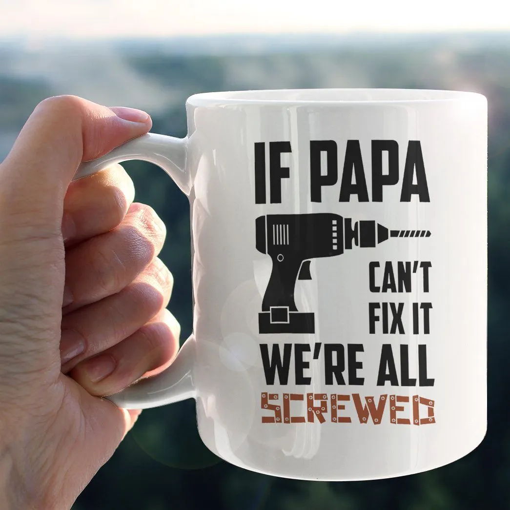 Gearhuman 3D Mechanic Dad Happy Father Day Custom Name Mug