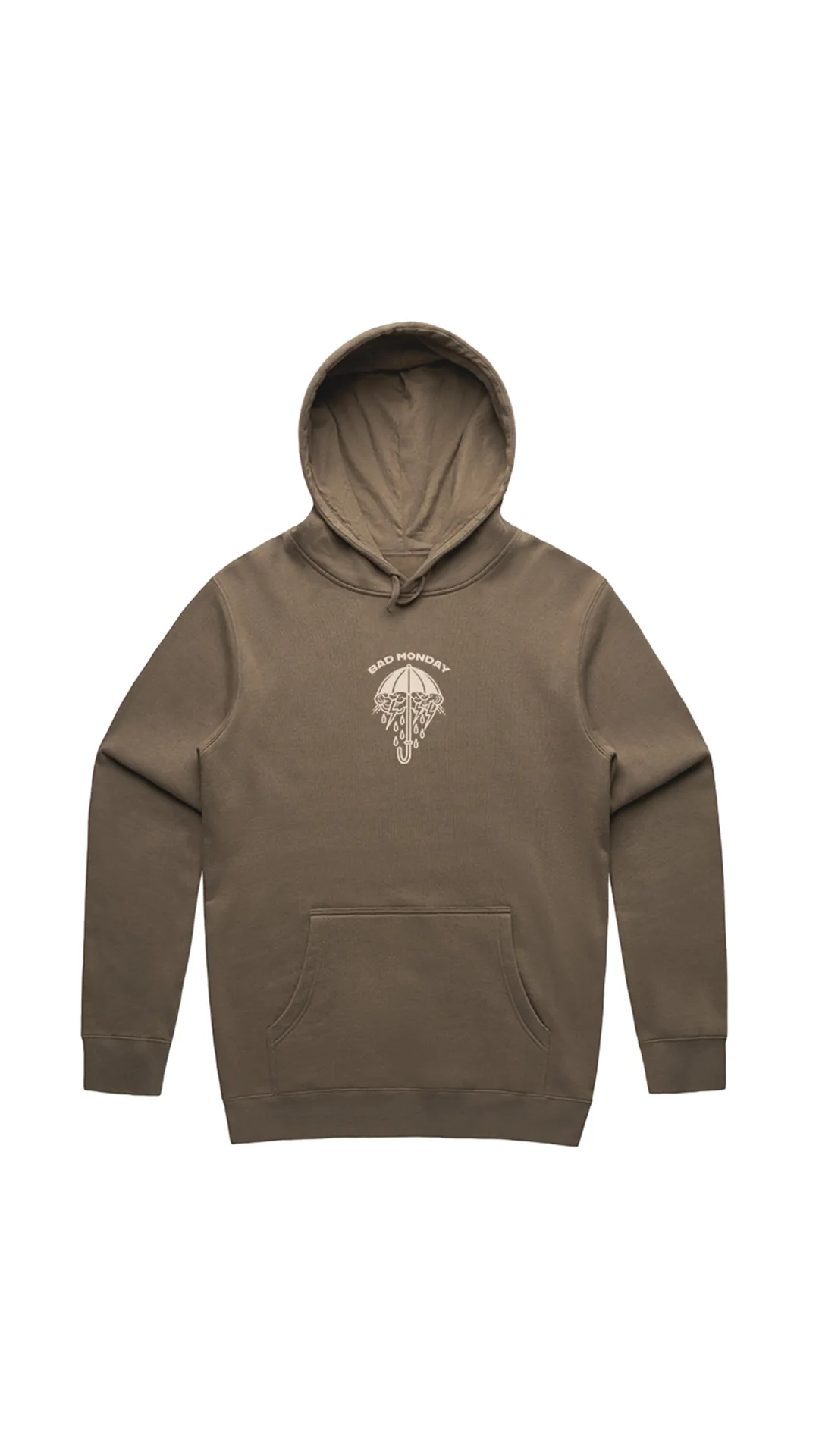 Heavy Weight AW Rains Hoodie Walnut / Front Print