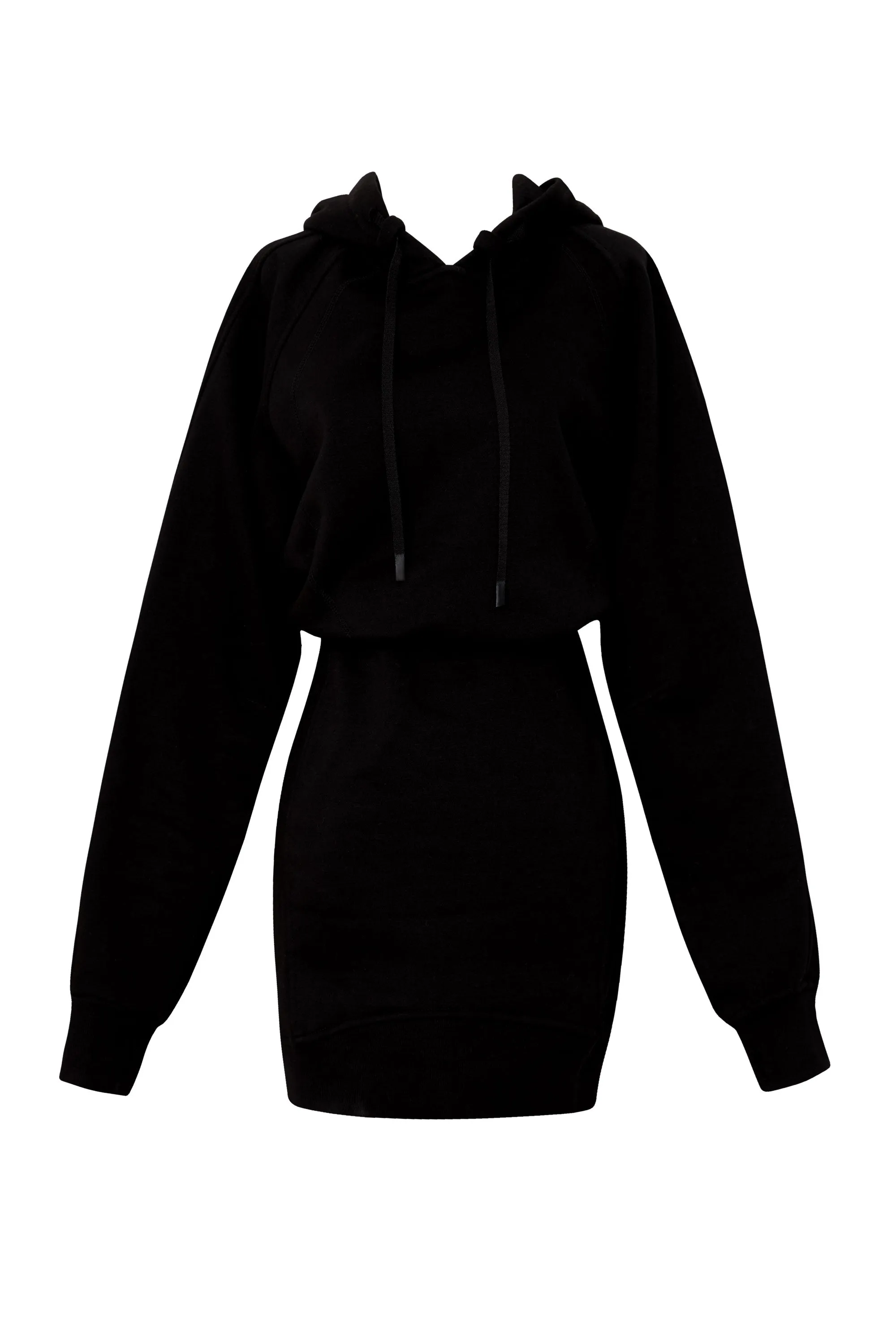 Idola Black Hoodie Dress