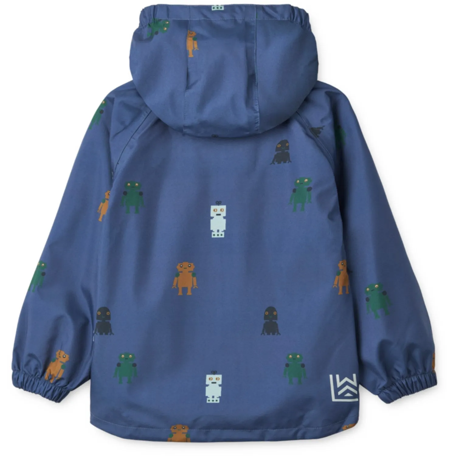 LieWood Robots / Indigo Blue Pedia Rain Jacket