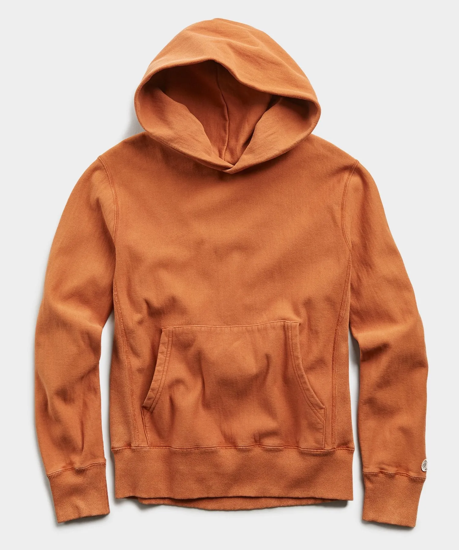 Lightweight Popover Hoodie Sweatshirt in Spice