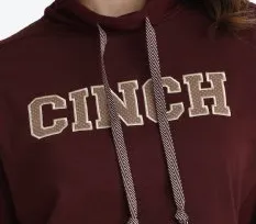 MAK9204001-Cinch Women's Fresh Terry Hoodie- Purple