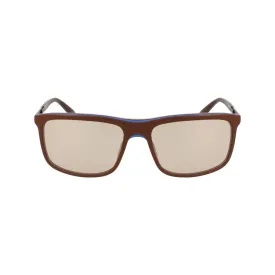 Matte Square Sunglasses - Brown