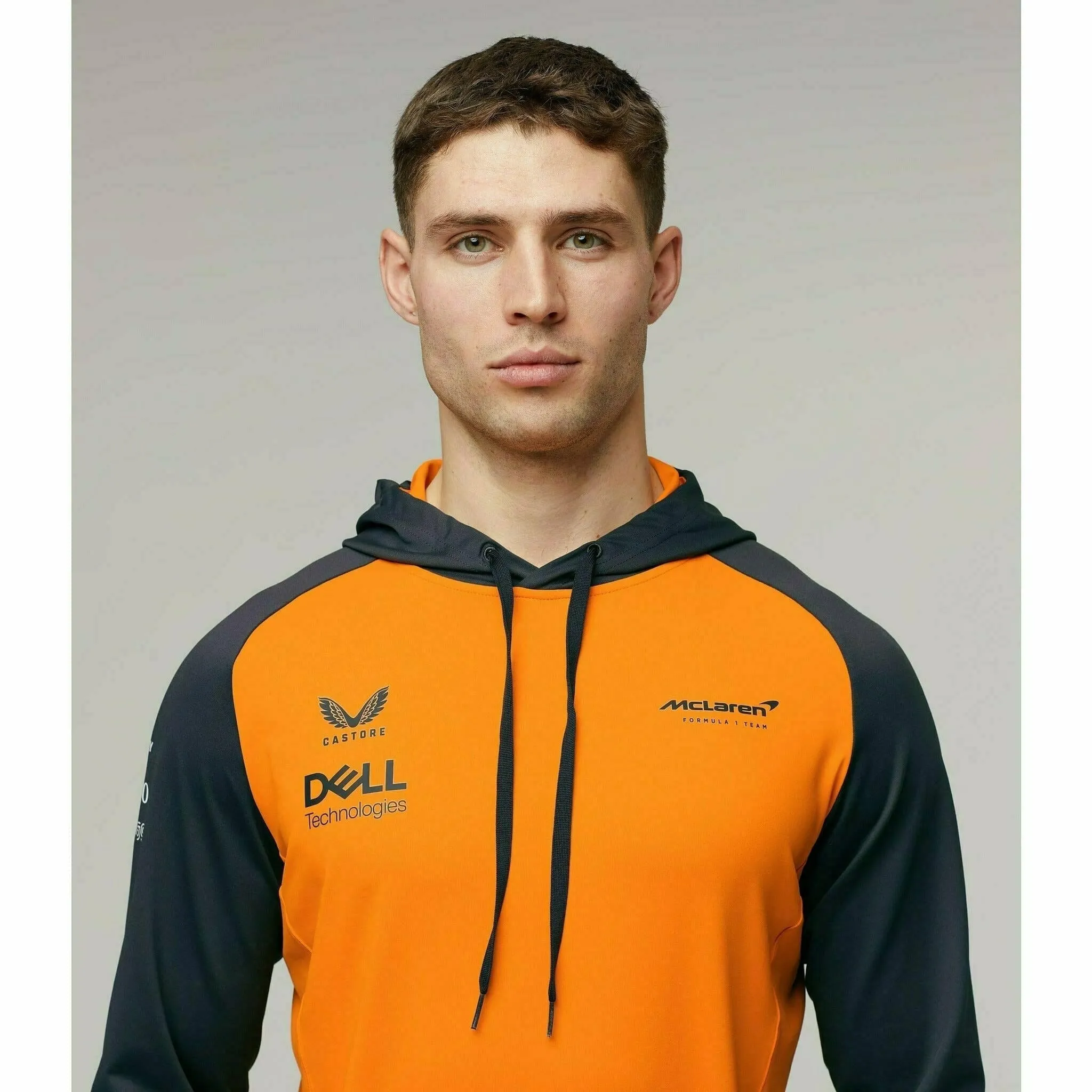 McLaren F1 Men's Team Hooded Sweatshirt - Papaya