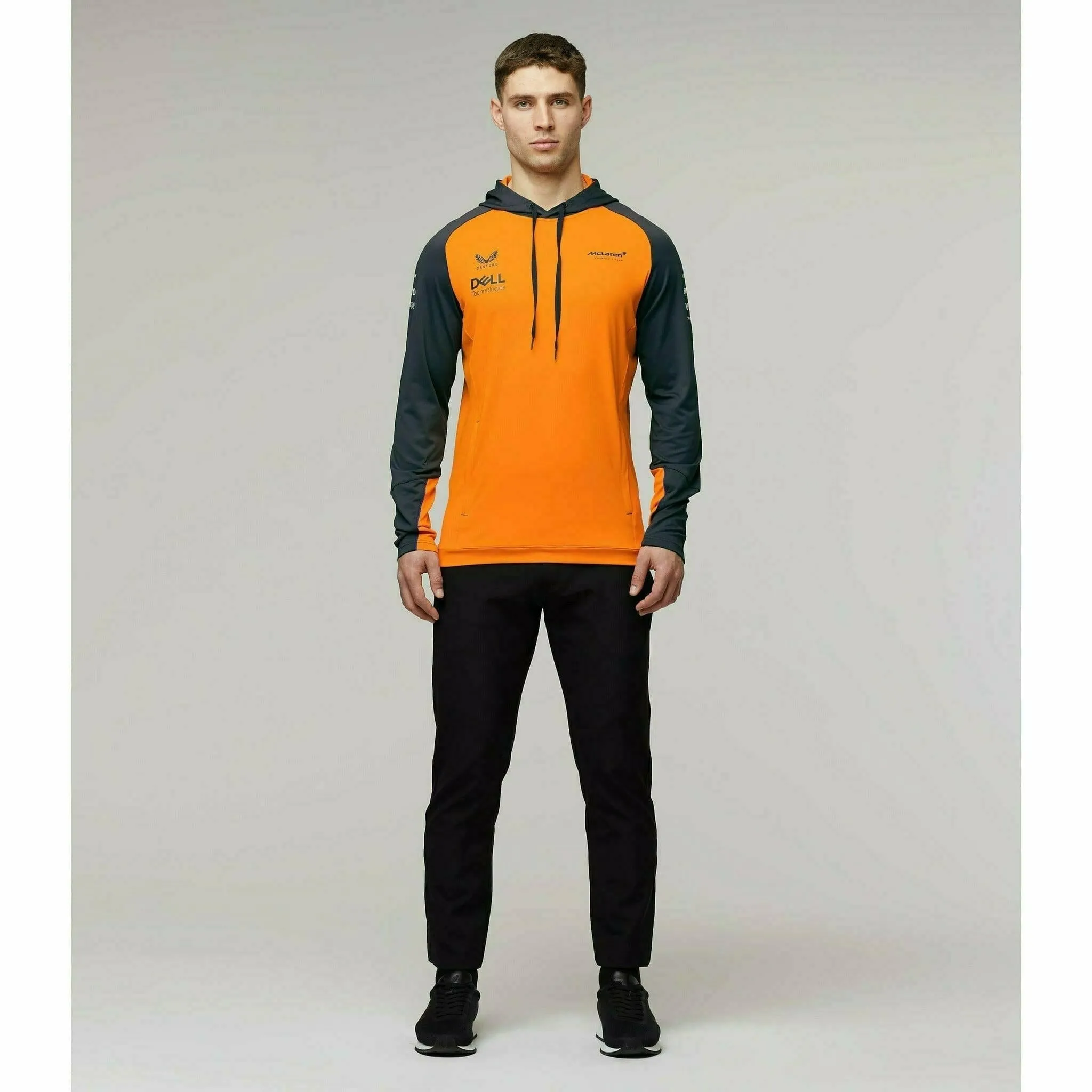 McLaren F1 Men's Team Hooded Sweatshirt - Papaya