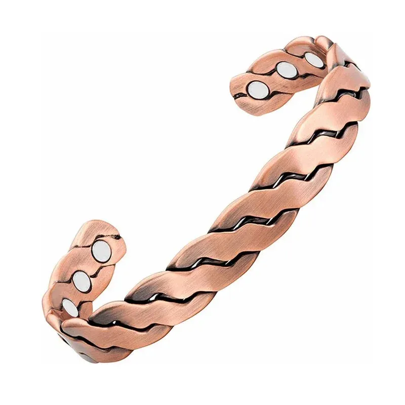 Men's Copper Magnetic Bracelet - Health Energy Germanium Arthritis